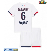 Paris Saint-Germain Illia Zabarnyi #6 Auswärts Trikotsatz Kinder 2025-26 Kurzarm (+ Kurze Hosen)